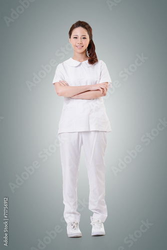 Attractive Asian nurse