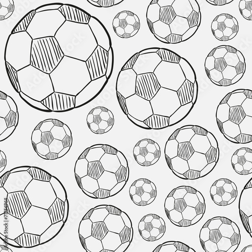 sketch of the football ball