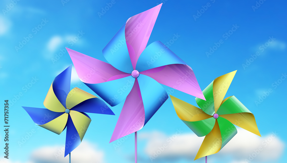 Colorful windmill toys Colorful windmill toys