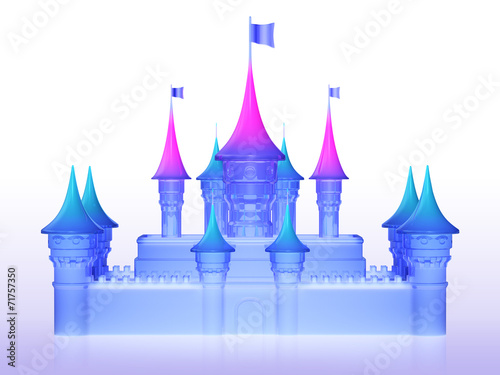 Glossy castle