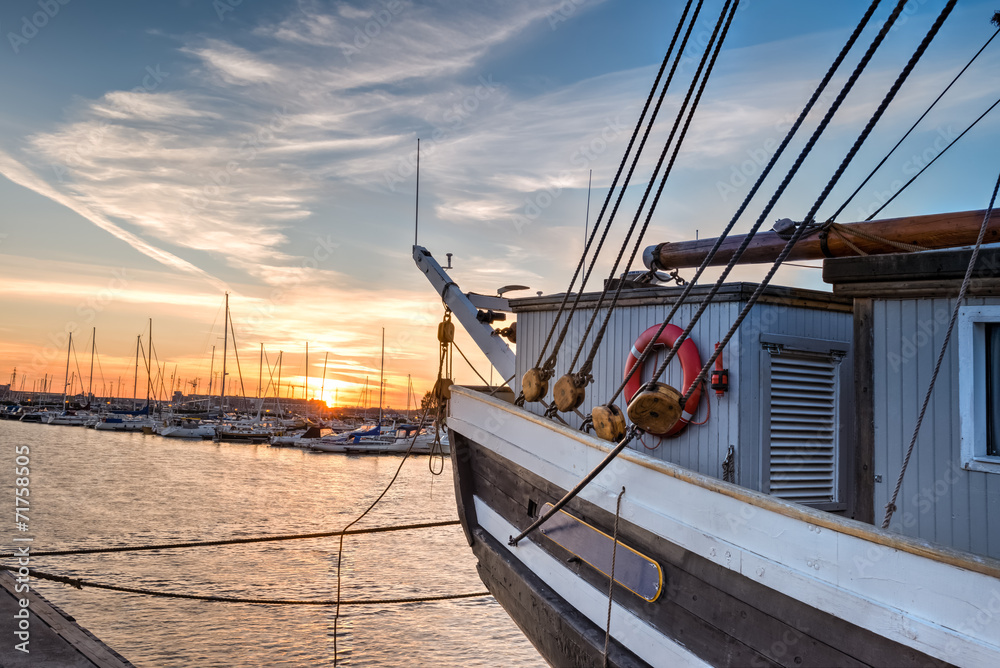 Ship on Sunrise.