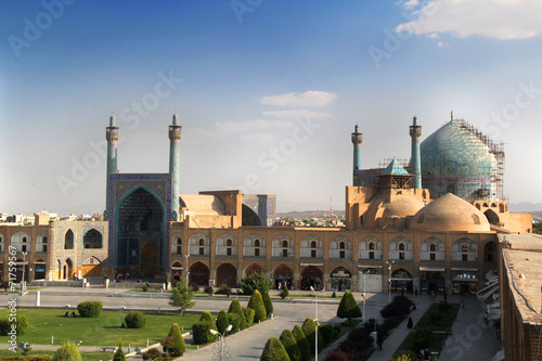 Exterior of Shah Mosque at Naqsh e Jahan Square photo