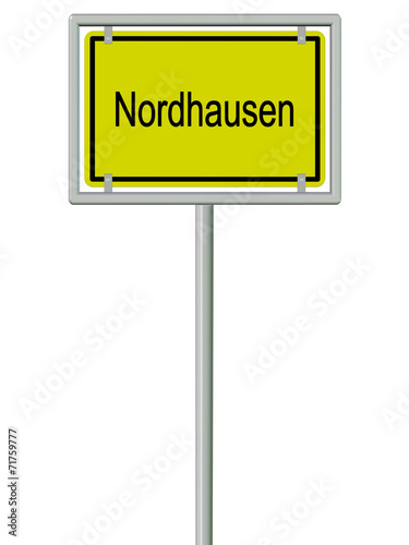 Nordhausen - Ortsschild