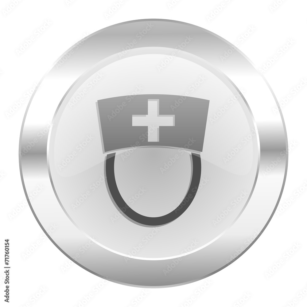 nurse chrome web icon isolated nurse chrome web icon isolated