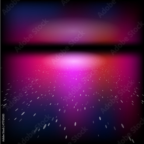 Vector fantasy water nightsky
