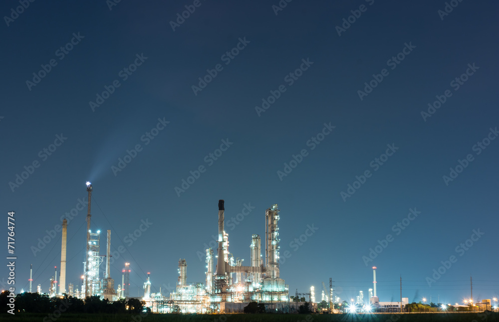 petrochemical industrial plant power station