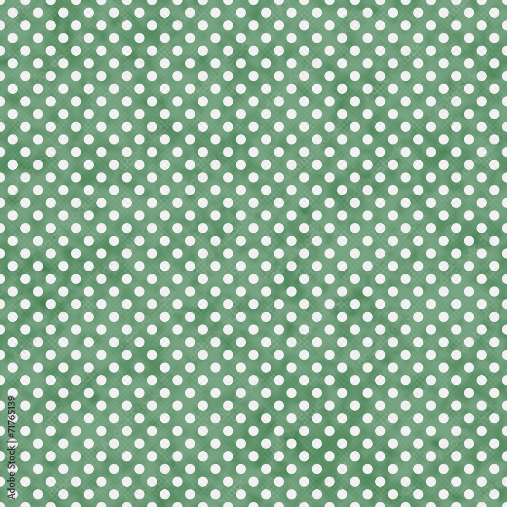 Light Green and White Small Polka Dots Pattern Repeat Background
