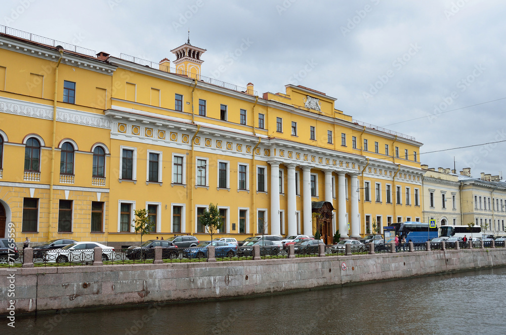 Река Мойка, Юсуповский дворец, Санкт-Петербург