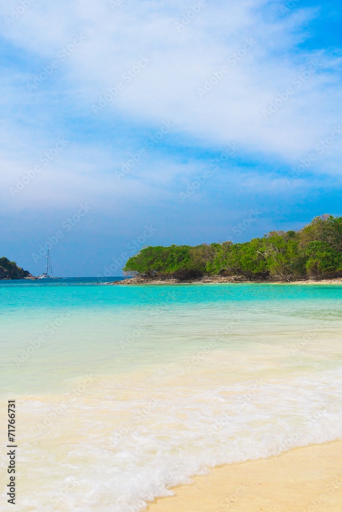 Fototapeta premium In Paradise Found Divine Shoreline