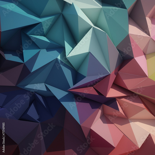 Obraz abstrakcyjne geometryczne tło 3d