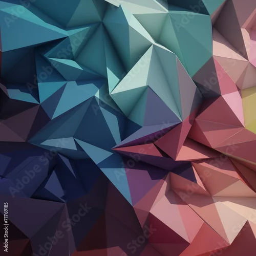 Obraz abstrakcyjne geometryczne tło 3d