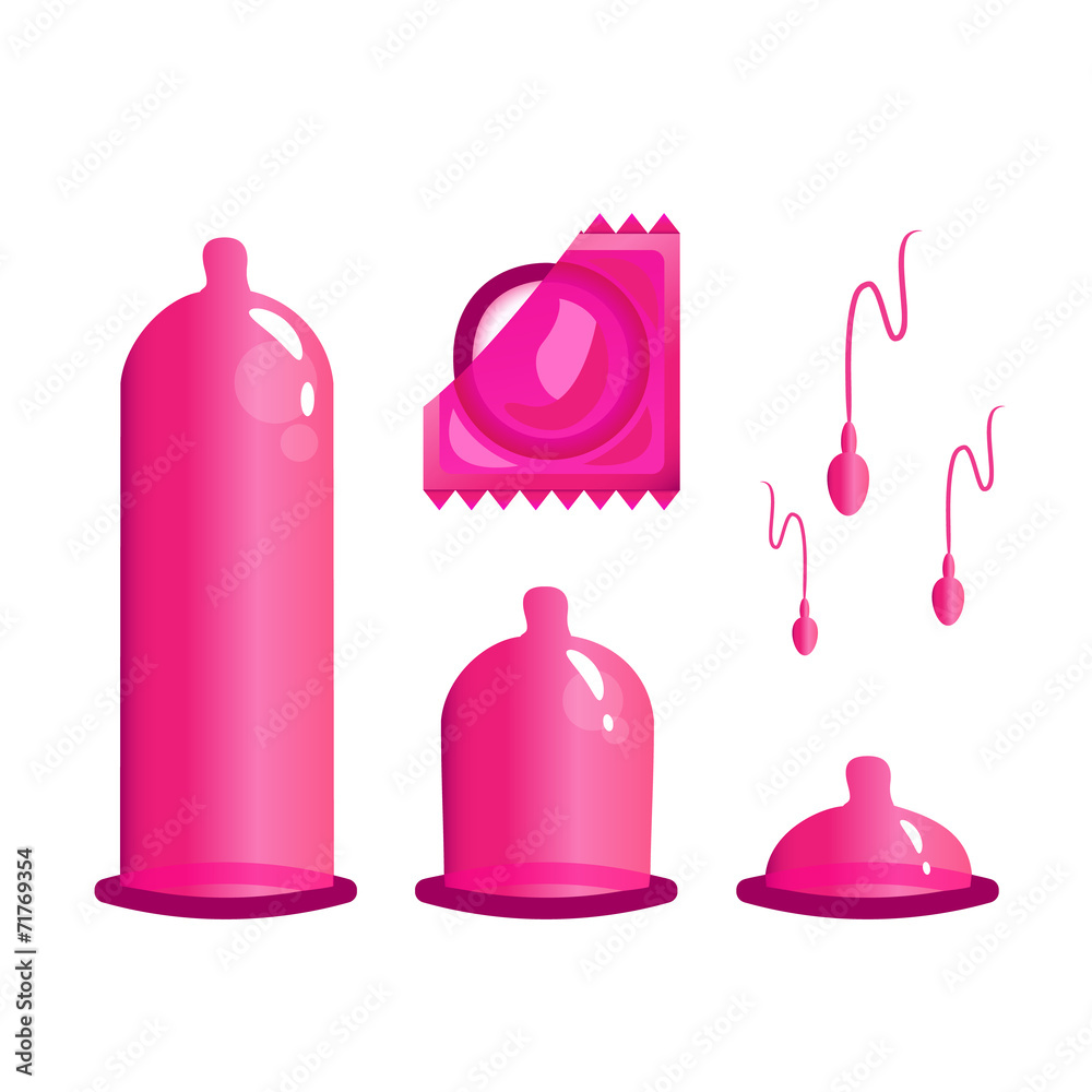Condom and sperm Condom and sperm