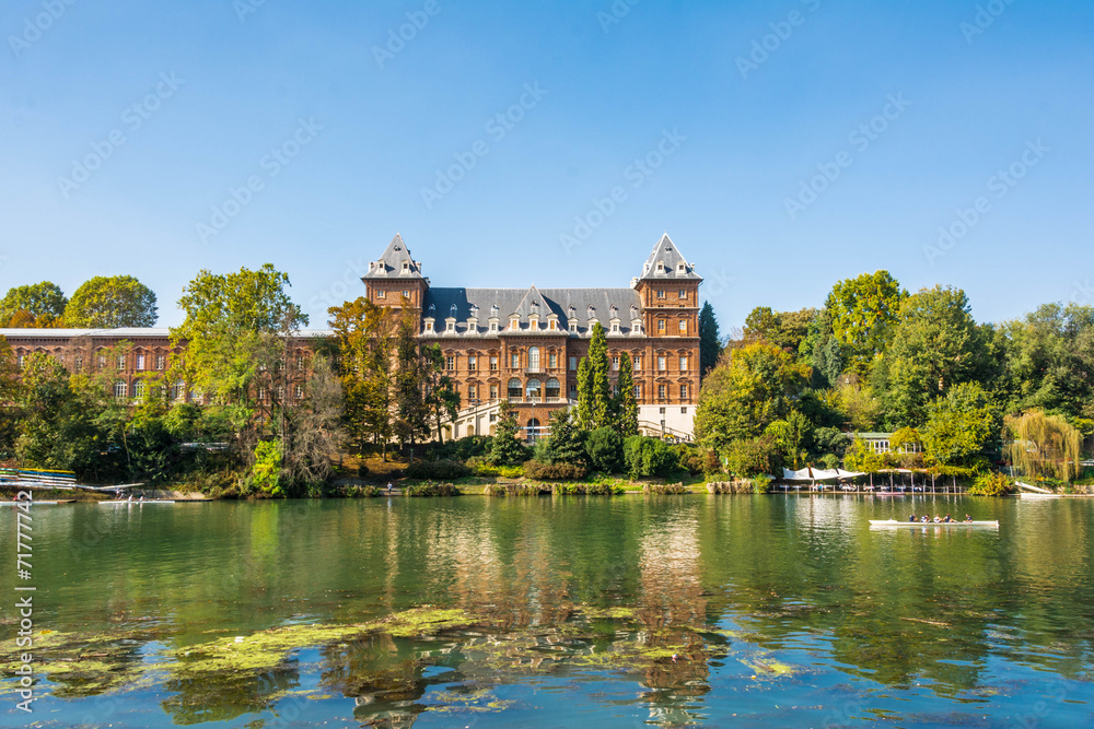 Castle along the river, Turin