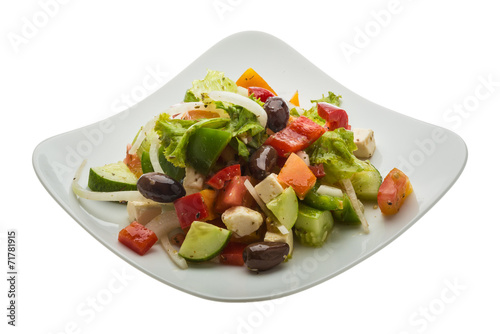 Delicous greek salad