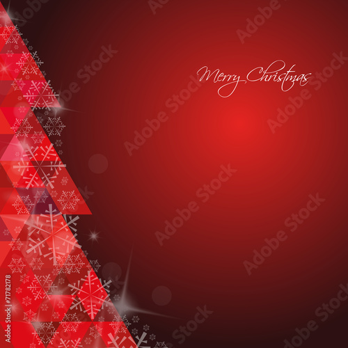 Christmas Background Red Merry Christmas