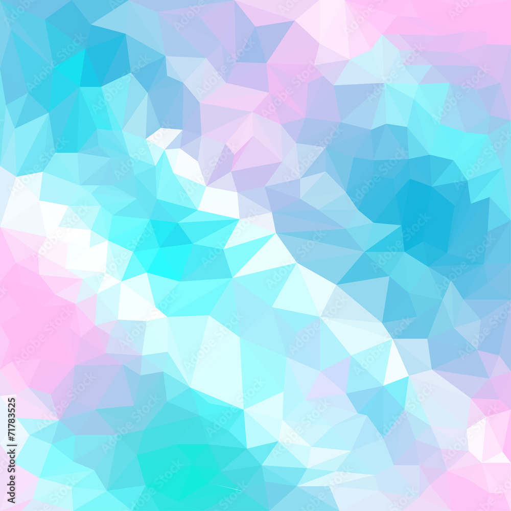Obraz premium Blended shining abstract geometric polygonal background
