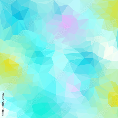 Blended shining abstract geometric polygonal background