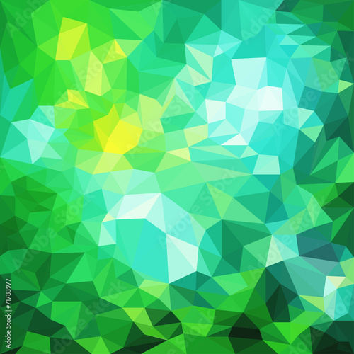 Blended shining abstract geometric polygonal background
