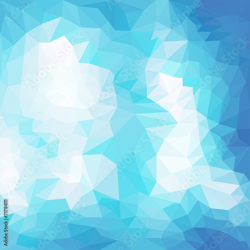 Blended shining abstract geometric polygonal background