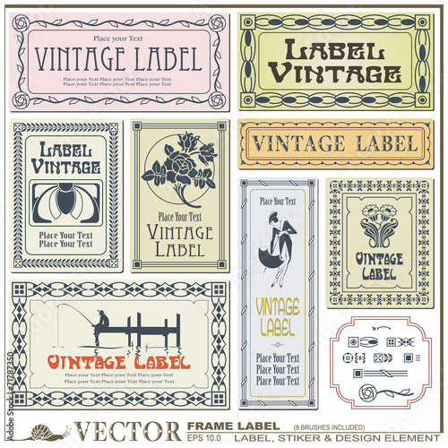 Border style labels on different versions