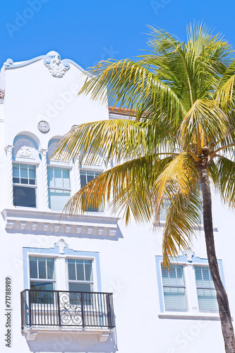 Art deco architecture of Miami Beach, Florida. © avmedved
