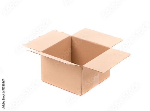 Simple brown carton box