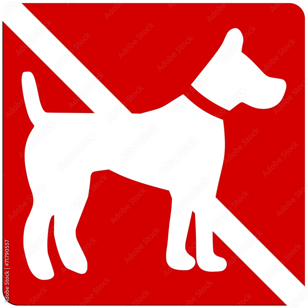 Cartello Di Divieto Ingresso Cani Stock Vector | Adobe Stock - Foto 5