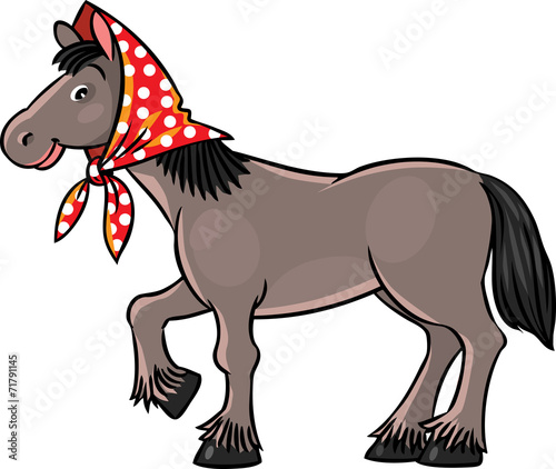 Funny horse
