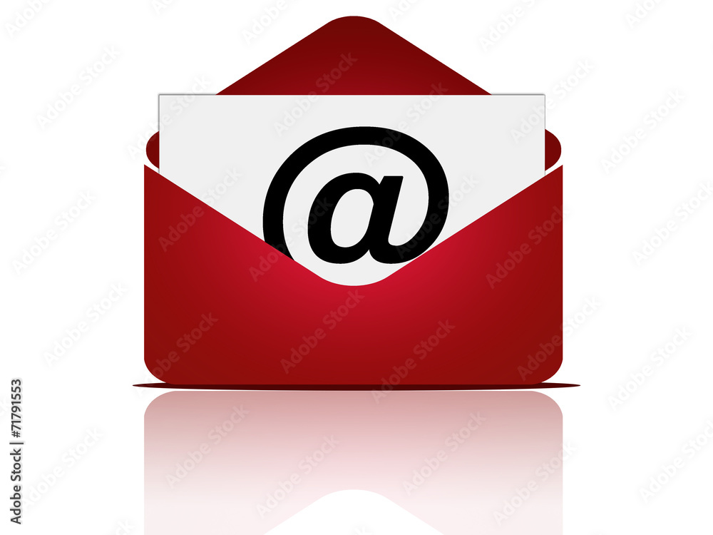 Email message with envelope Email message with envelope