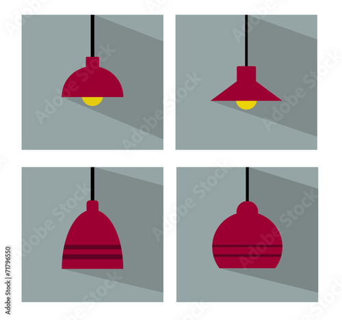 Ceiling Lamp Set