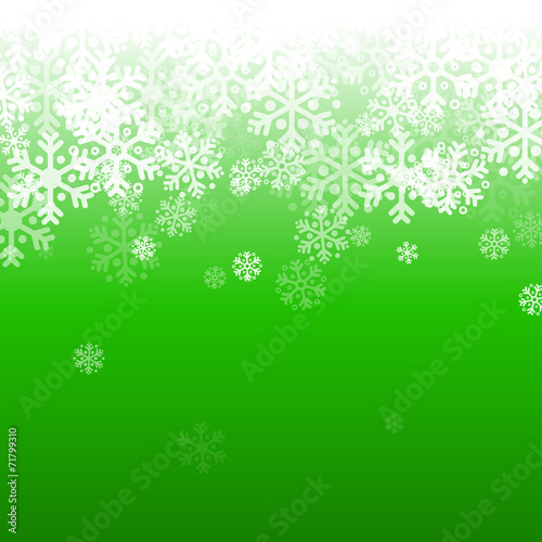 Abstract green and white christmas background