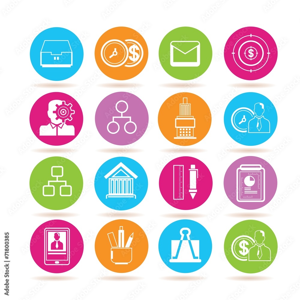 office supply icons office supply icons