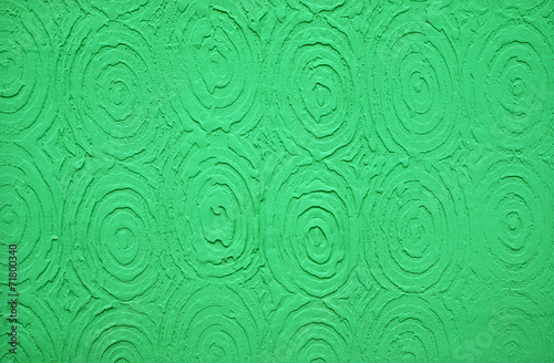 Green cement wall pattern background © prapann