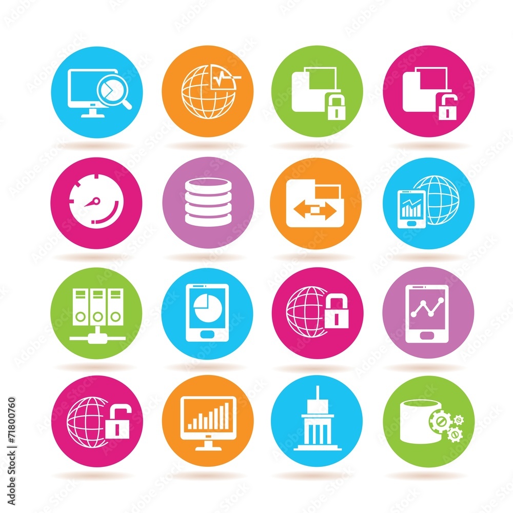 data technology buttons data technology buttons