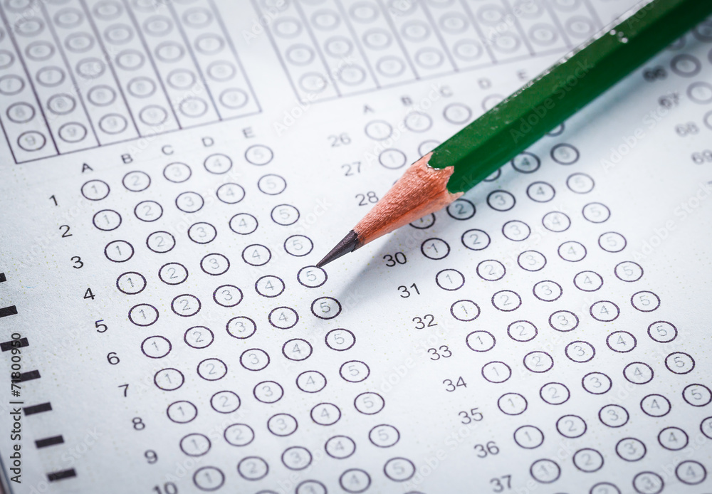 Exam carbon paper computer sheet and pencil Exam carbon paper computer sheet and pencil