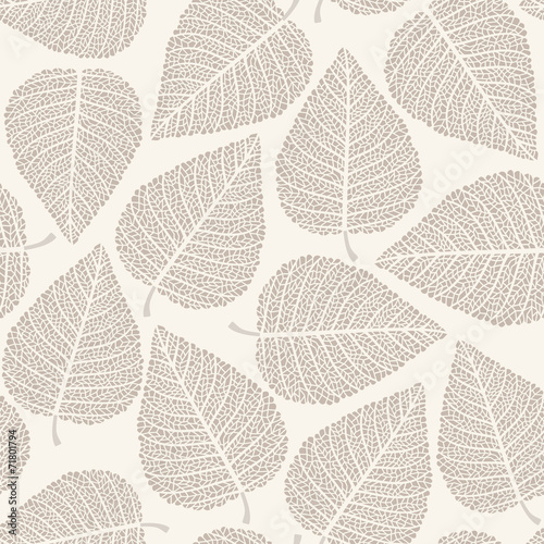 3D Fototapete Baum - Fototapete Autumn seamless pattern
