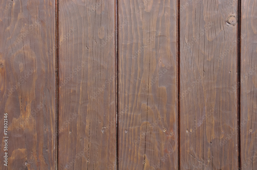 Brown wood wall closeup Brown wood wall closeup