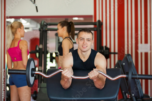 exercising gym