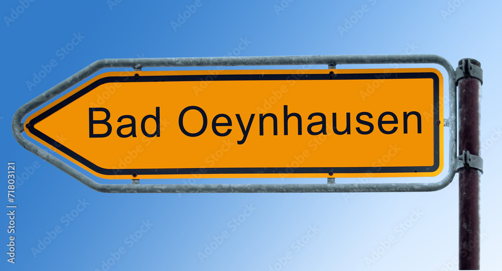 Strassenschild 7 - Bad Oeynhausen