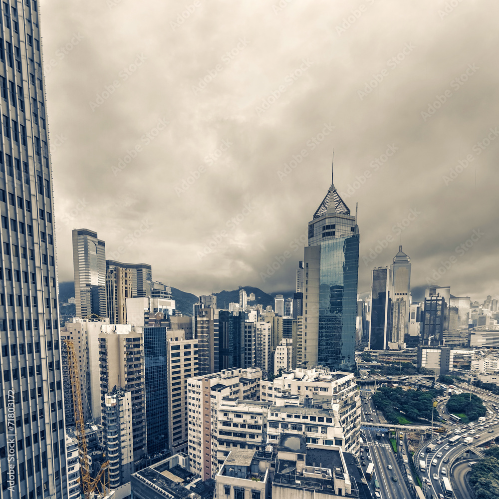 Cityscape of Hong Kong