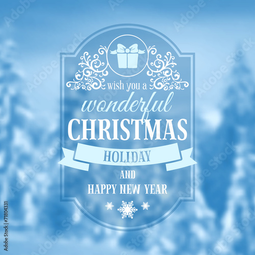 Christmas greeting card