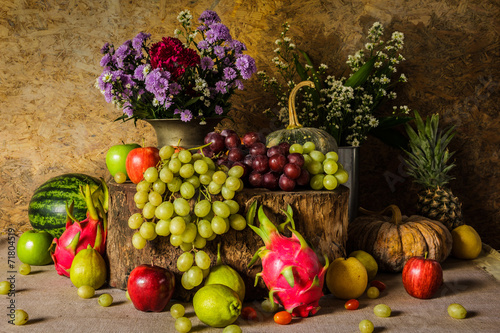 Still life with Fruits.