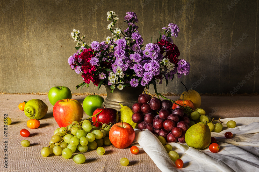Still life with Fruits. Still life with Fruits.