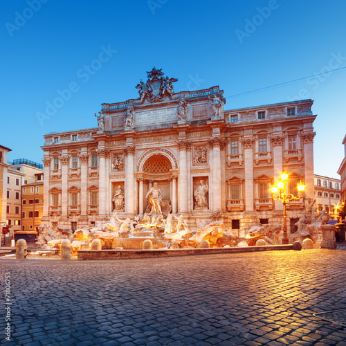 Trevi Fountain (Fontana di Trevi). Rome - Italy.