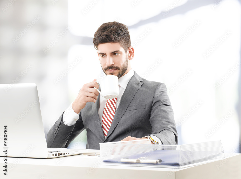 Naklejka premium Businessman portrait