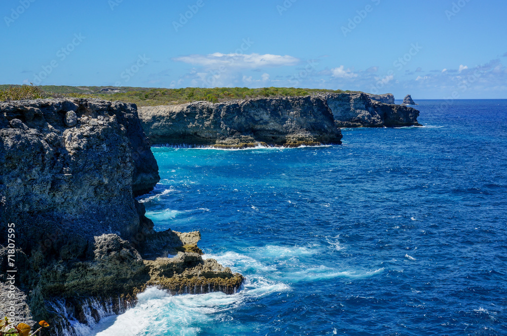 Trace des Falaises in Guadeloupe