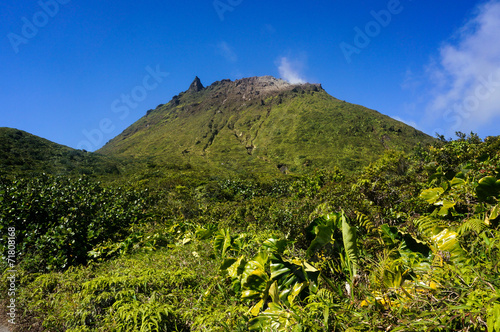 La Souffrière volcano in Guadeloupe