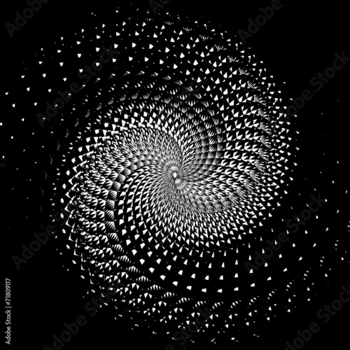 Design monochrome swirl motion background