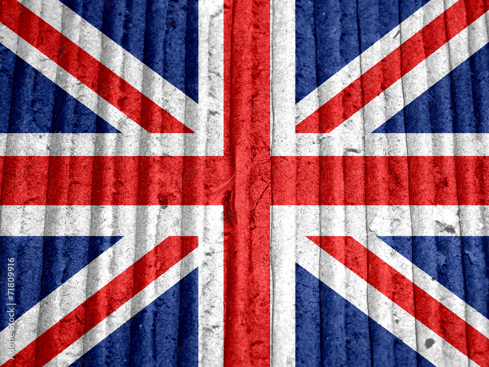 Fototapeta premium National flag of UK , the United Kingdom of Great Britain and No
