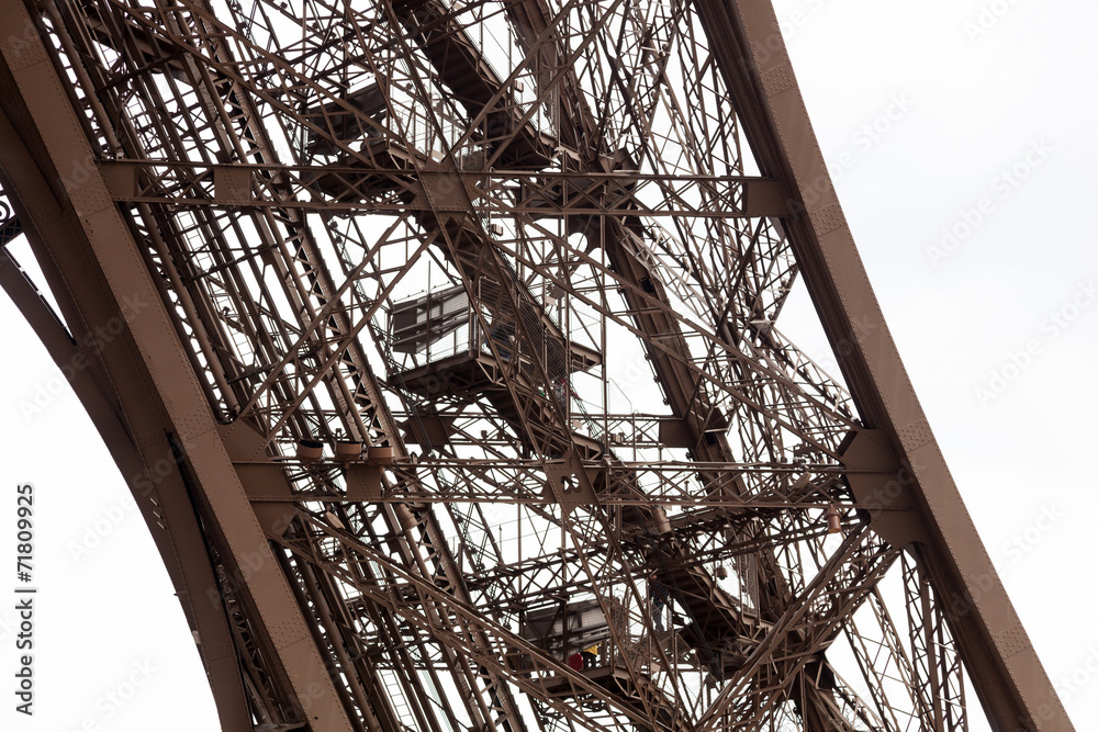 Obraz premium Detail of Eiffel Tower